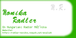 monika radler business card